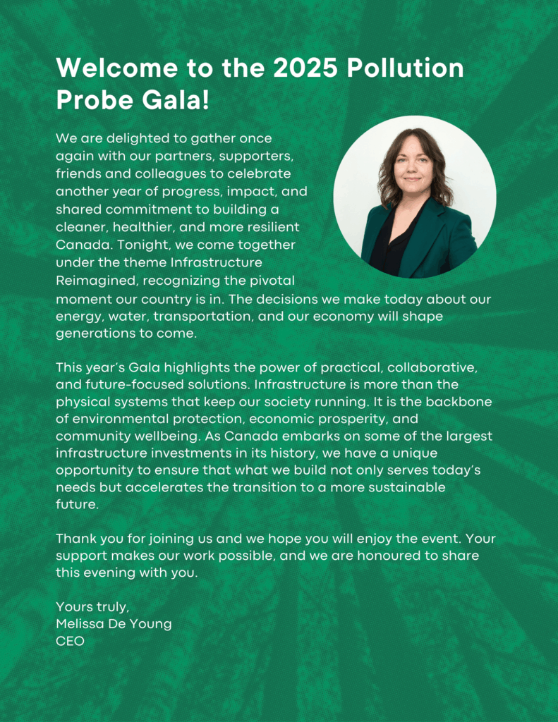 Pollotion Probe 2025 Gala Program – View Online - Pollution Probe